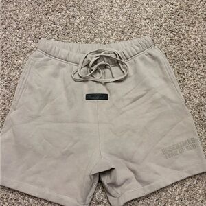 Essentials Athletic Shorts in Beige
